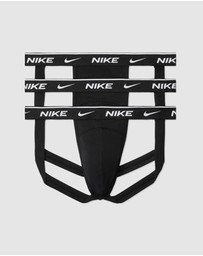 Nike - 3-Pack Dri-FIT Essential Cotton Stretch Jock Strap
