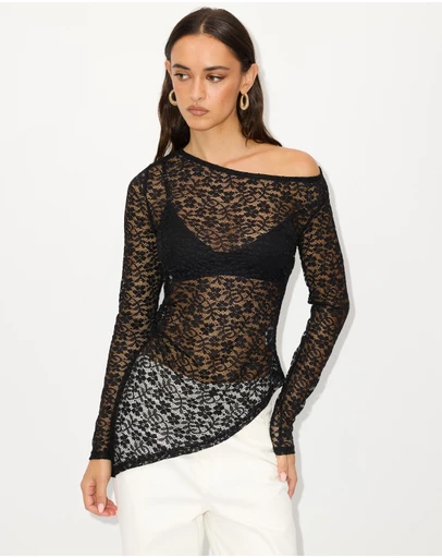 Dazie - Camilla Lace Top