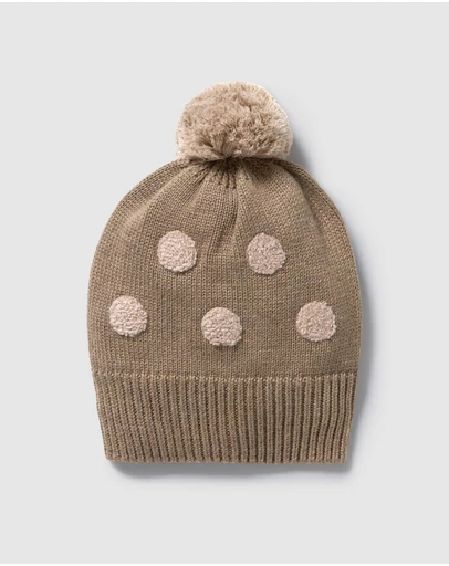 Wilson & Frenchy - Organic Knitted Bauble Hat - Babies