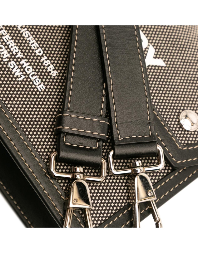 Burberry - Pre-Loved Canvas Horseferry Note Crossbody