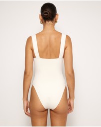 AERE - Ruched Underwire Swimsuit