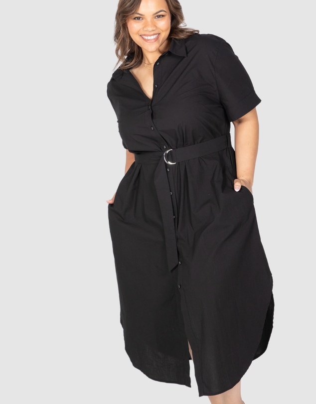 Love Your Wardrobe - Molly Poplin Shirt Dress