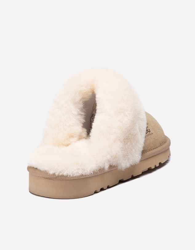 Ozwear Connection Uggs - Ugg Slippers Premium Australia Sheepskin Unisex Scuffette Suede