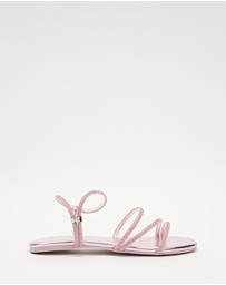 Holster - Viva Flat Strappy Sandals - Pink - Women's