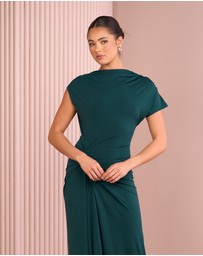 Azzurielle - Reynolds Boat Neck Maxi Dress