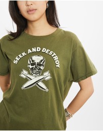 Vintage by The Real Deal - Pre Loved - Vintage 80s 'Seek And Destroy' Tee