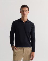 Oxford - Dominic Open Polo Collar Knit