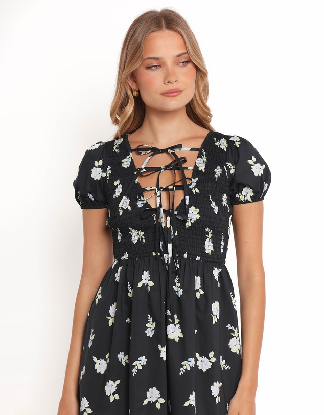 Petal & Pup - Winny Mini Dress - Navy Floral