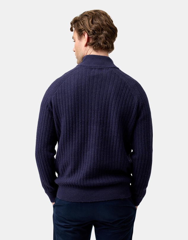 Brooksfield - Half Zipped Knit