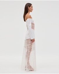 Third Form - Inhale Panel Off Shoulder Dress