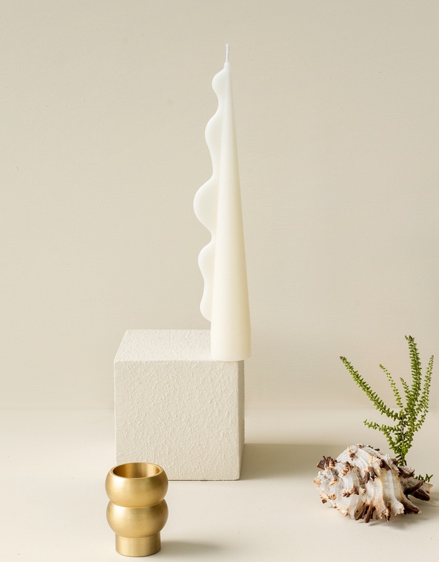Black Blaze - Seaweed Pillar Candle