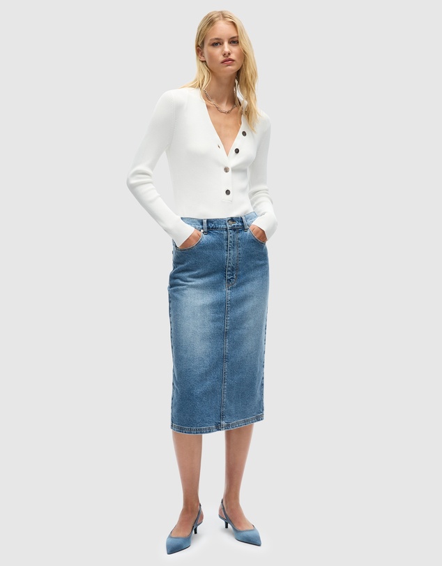 JACANDMOOKI - Indi Denim Skirt