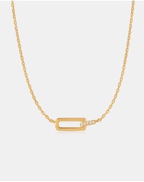 Ania Haie - Gold Glam Interlock Necklace