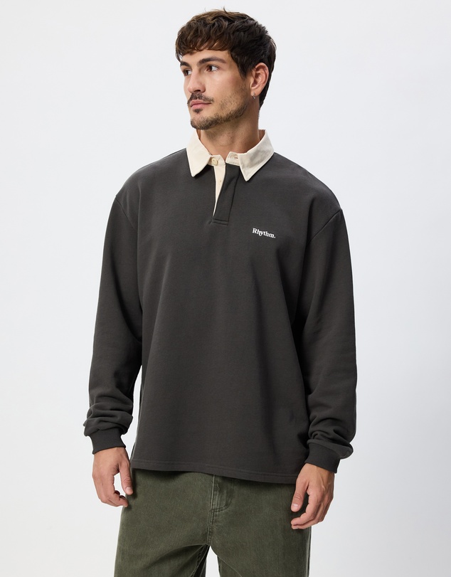 Rhythm - Koa Vintage Rugby LS Polo