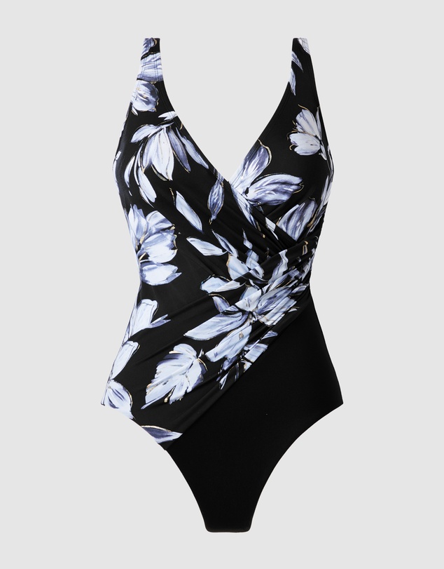 Miraclesuit Swimwear  - Fiore Di Luna Oceanus Plus Sized Shaping Swimsuit