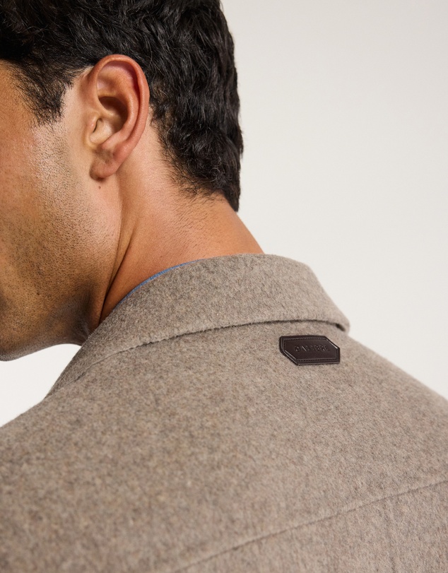 Calibre - Double Faced Wool Shirt Jacket Sepia