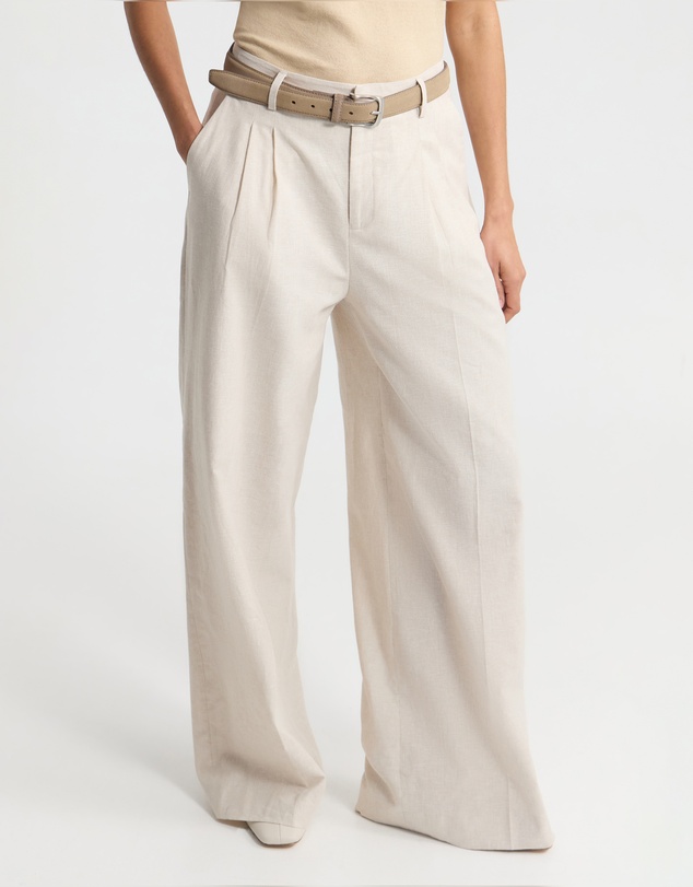 Oxford - Sonia Pleat Front Relaxed Pant