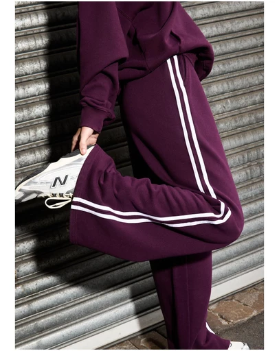 Subtitled - NYC Wide Leg Fleece Pants