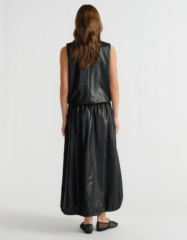 Decjuba - D-Luxe Faux Leather Top