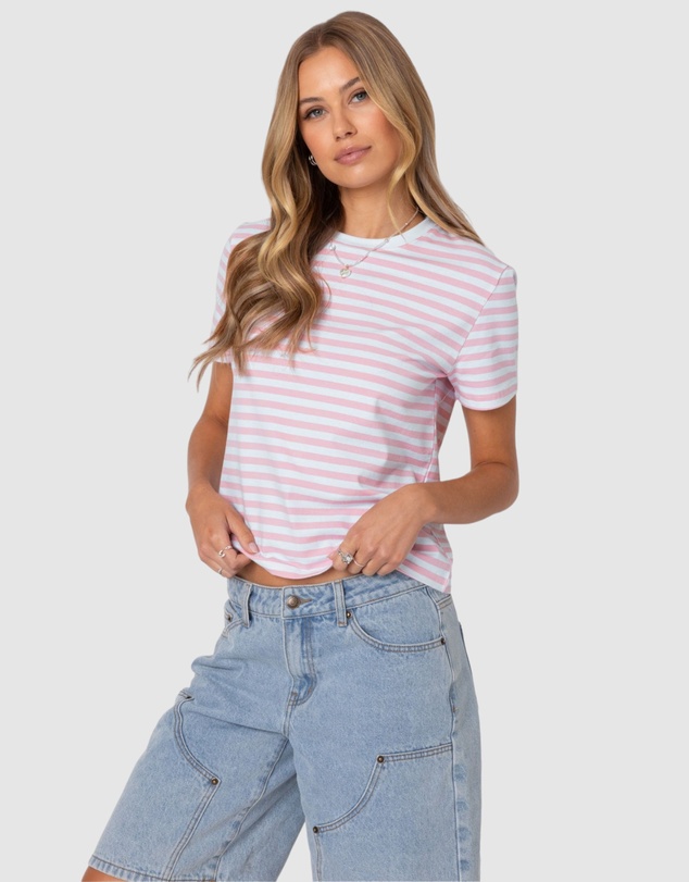 EDIKTED - Callahan Striped T Shirt
