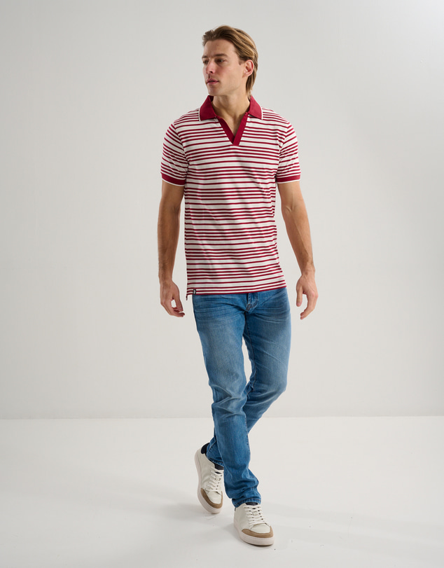 3 Wise Men - 3 Wise Men Pitsburg Polo Shirt - Paprika