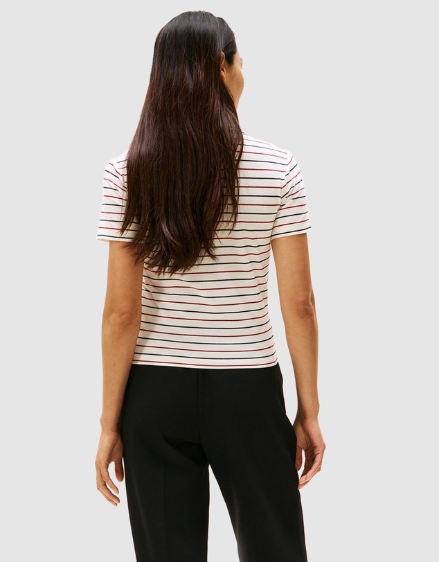 Tommy Hilfiger - Tipping Slim Button Down Short Sleeve Polo