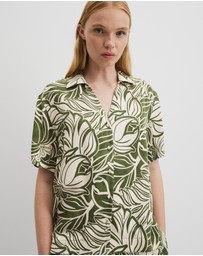 Country Road - Print Short Sleeve Cupro Shirt