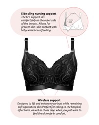 Hotmilk Maternity Lingerie - Warrior 2.0 FlexFit Nursing Bra - Wirefree