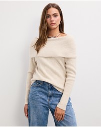 The Fated - Sammy Off Shoulder Knit Top