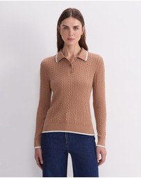 Sportscraft - Elka Baby Cable Polo