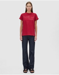 C&M CAMILLA AND MARC - Maren Logo Roll Sleeve Tee