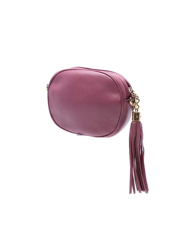 Pre-Loved by Azura Reborn - Pre-Loved Mini Pebbled Calfskin Soho Chain Crossbody