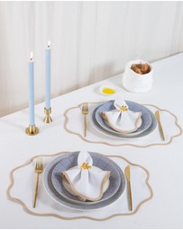 Tablescaped - The Greek Islands - Set of 4 Napkin Rings