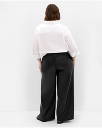 City Chic - Paxton Faux Leather Pant