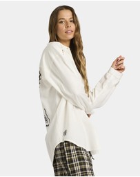 Billabong - Womens Coastal Crush Long Sleeve Shirt