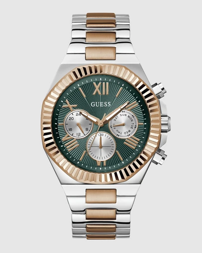 GUESS - GUESS Mens 2-Tone Multifunction Watch