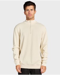 Academy Brand - Perry LS Waffle 1/4 Zip