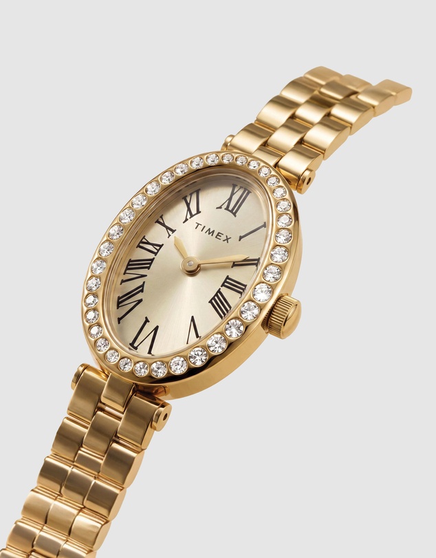 TIMEX - Cavatina® 19mm Crystal Dial Stainless Steel Bracelet Watch