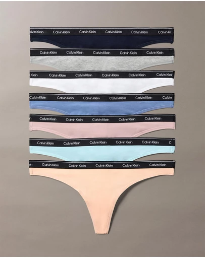 Calvin Klein - 5-Pack Icon Logo Thongs