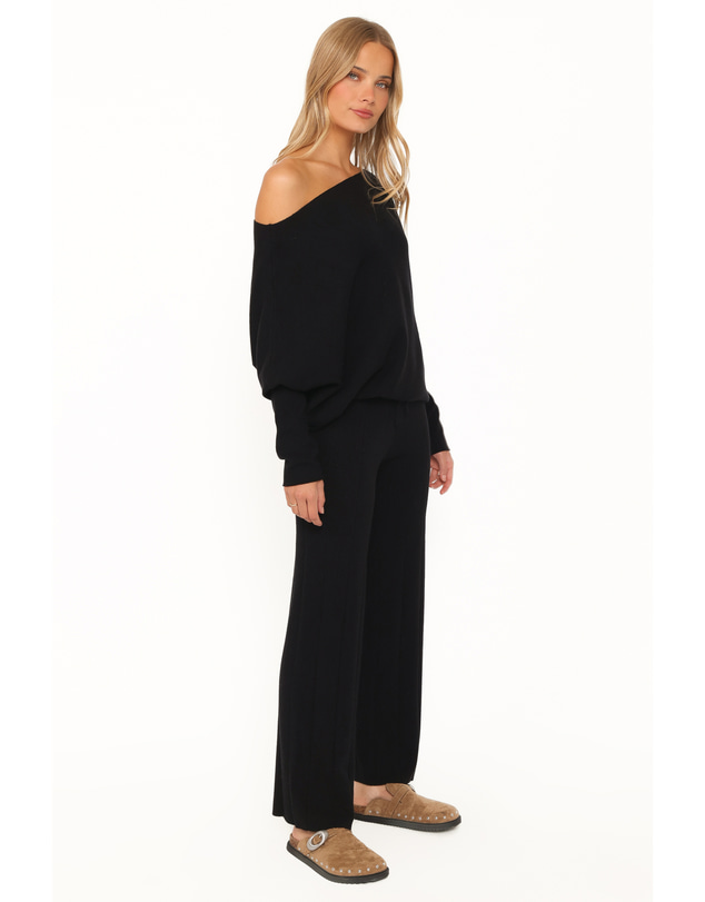 Petal & Pup - Sheena Dolman Sleeve Pant Set - Black