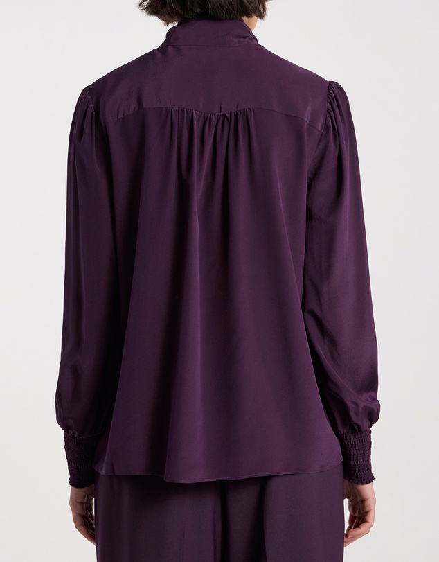 David Lawrence - Marlow Pussy Bow Silk Blouse