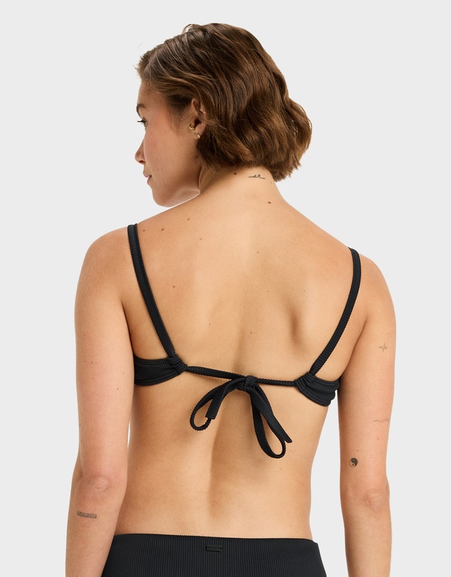 Roxy - Womens Rib Roxy Love Love The Queen Bikini Top
