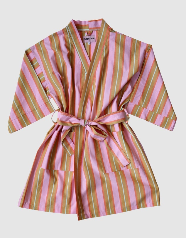 Mosey Me - Sunrise Stripe Short Robe
