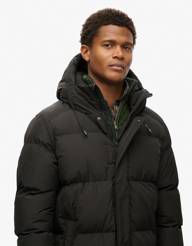 Superdry - Hooded Sports Puffer Mid Jacket