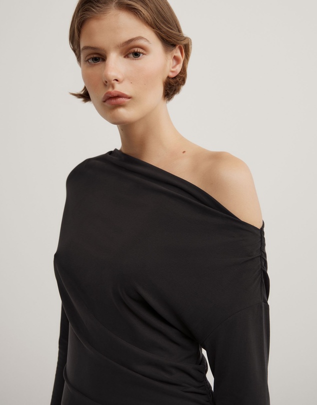 Witchery - Asymmetric Tunic Long Sleeve Top