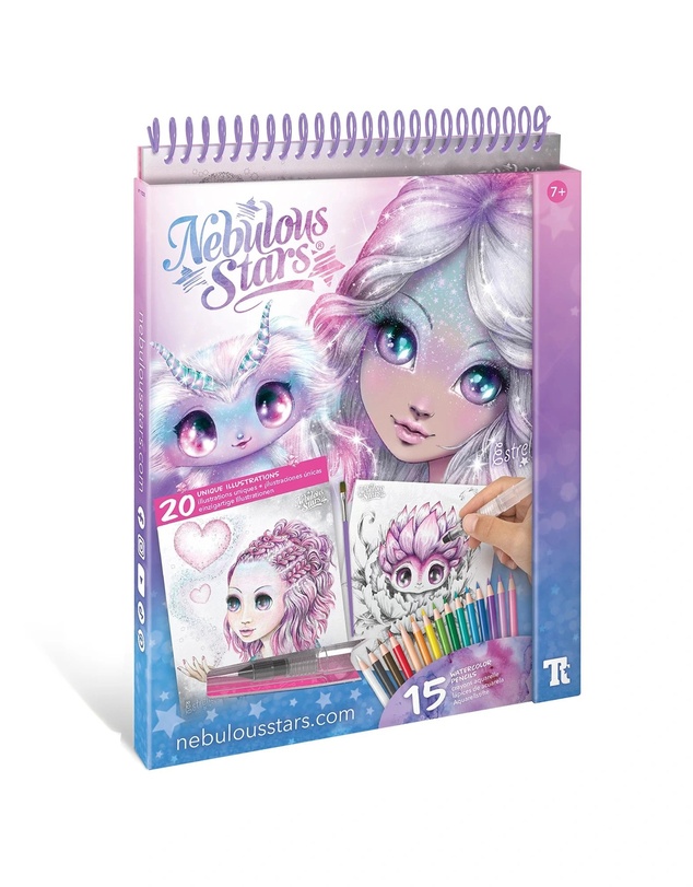 Nebulous Stars - Watercoloring Book Set