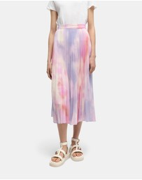 BOSS - Printed Plissé Skirt