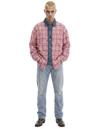 THE TALES - Utility Flannel And Denim Shirt