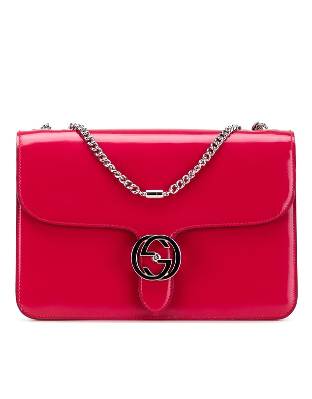 Pre-Loved by Azura Reborn - Pre-Loved Medium Patent Dollar Interlocking G Crossbody