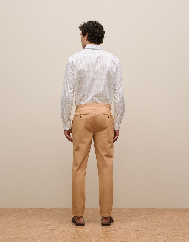 Trenery - Tailored Cuff Detail Pant in Camel